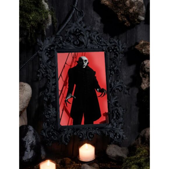 Nosferatu Pendant Red Vampire Necklace Dracula Classic Horror Movie Jewelry - Picture 1 of 2